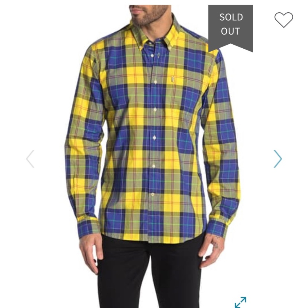 Sold Barbour Toward Plaid Tailored Fit Shirt - Picture 1 of 7